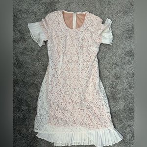 Downeast Pink and Lace Dress